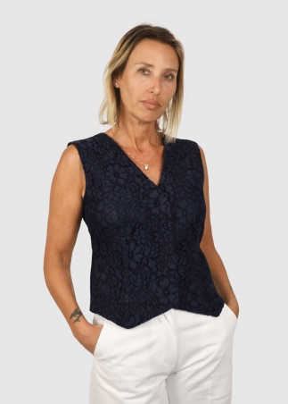 Lace waistcoast
