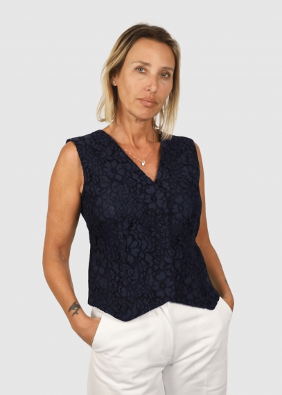 Lace waistcoast
