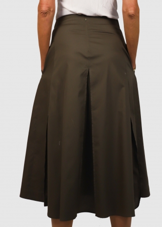 Jasmine cotton poplin skirt