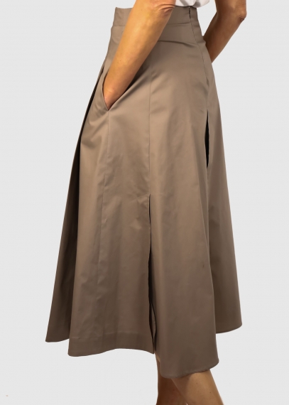 Jasmine cotton poplin skirt