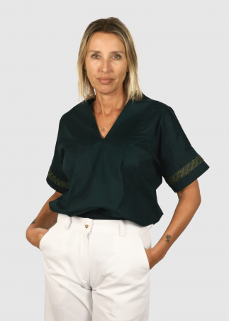 Camicia Hindi con passamaneria