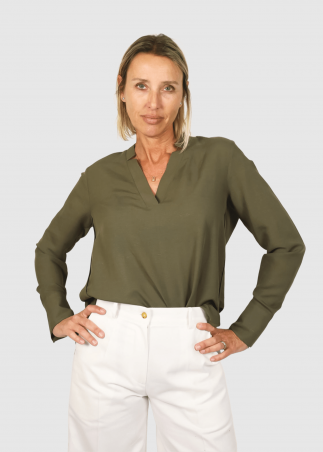 Camicia Nabila lino viscosa