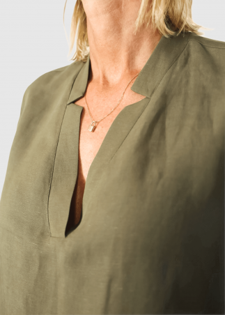 Camicia Nabila lino viscosa