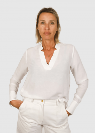 Camicia Nabila lino viscosa