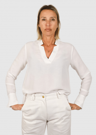 Camicia Nabila lino viscosa