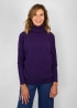 Elena in pure cashmere semiover turtleneck sweater
