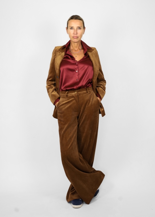 Pantalone Michela in velluto a coste 500 righe