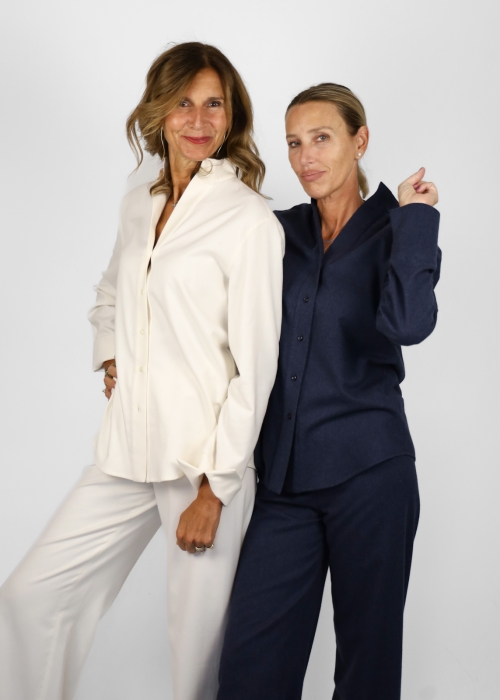Camicia Capri in flanella di puro cotone con dettagli a contrasto