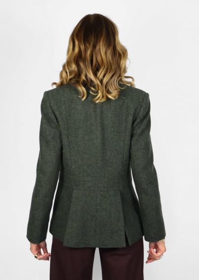 Kenya single-breasted jacket in pure english shetland wool