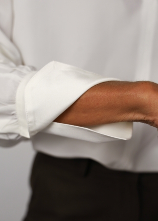 Camicia Tokyo in crepe de chine di pura seta