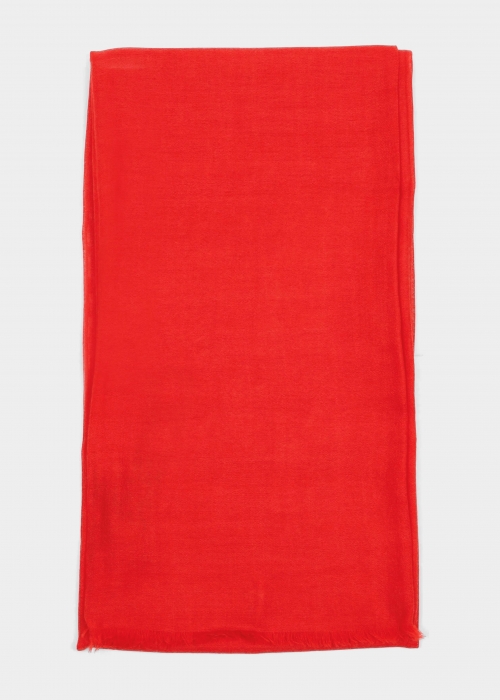 Stola in Cashmere leggero Rossa