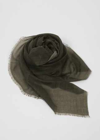 Lightweight Cashmere Stole Rotten Green