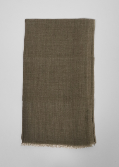 Lightweight Cashmere Stole Light Rotten Green