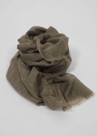 Lightweight Cashmere Stole Light Rotten Green