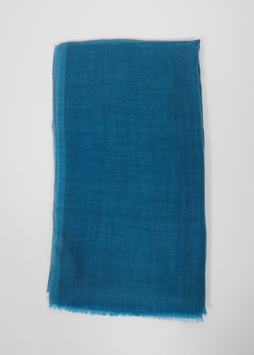Lightweight Cashmere Stole Turquoise