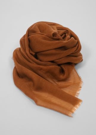 Stola in Cashmere leggero Ruggine