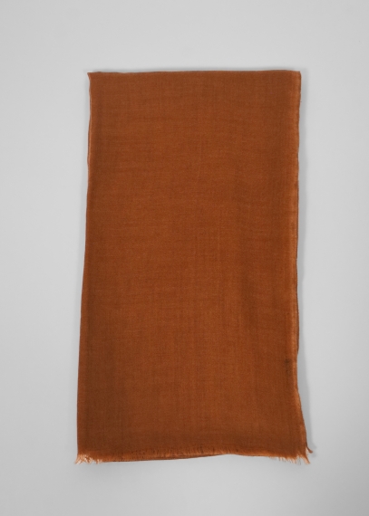 Lightweight Cashmere Stole Rust