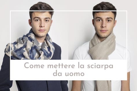 Ways to tie a scarf for men: inspirations